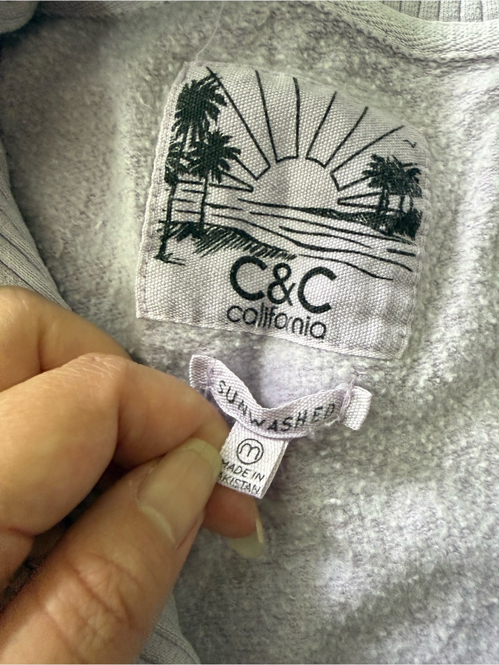 C.C California Lavender Cozy Pullover - Picture 5 of 7